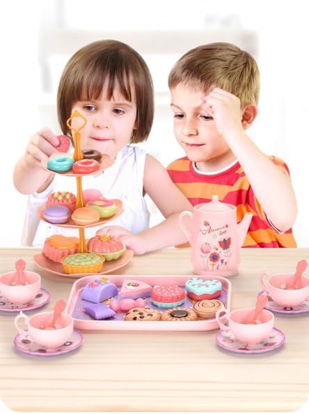 Kids Tea Party Set for Girls UAE, Princess Pretend Play Toy & Birthday Gift