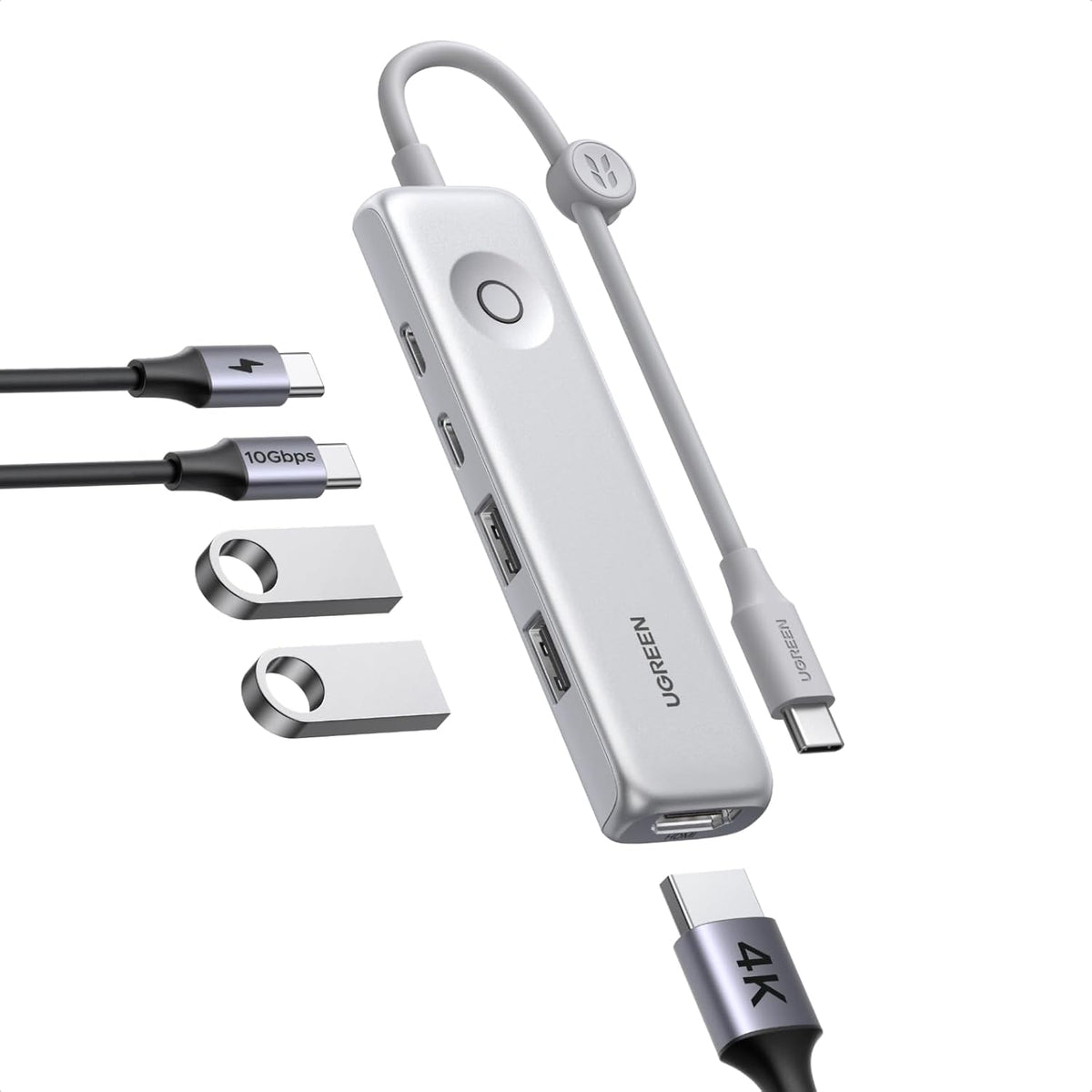 5-in-1 USB-C Hub with 4K HDMI, 85W Charging and 10Gbps Data Transfer UAE