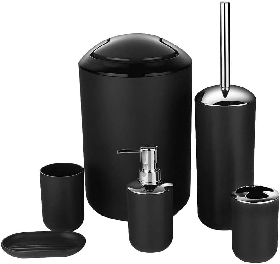6-Piece Bathroom Accessories Set UAE, Bathroom Storage & Toiletry Set