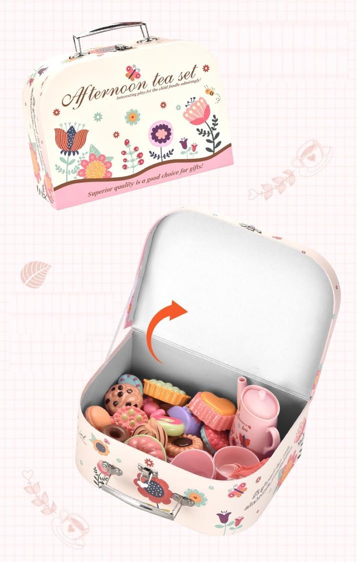 Kids Tea Party Set for Girls UAE, Princess Pretend Play Toy & Birthday Gift