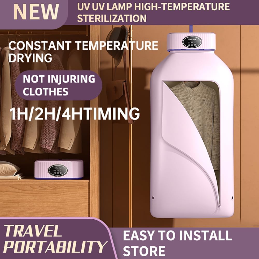 Portable Clothes Dryer UAE, Compact Electric Laundry Dryer with Foldable Design