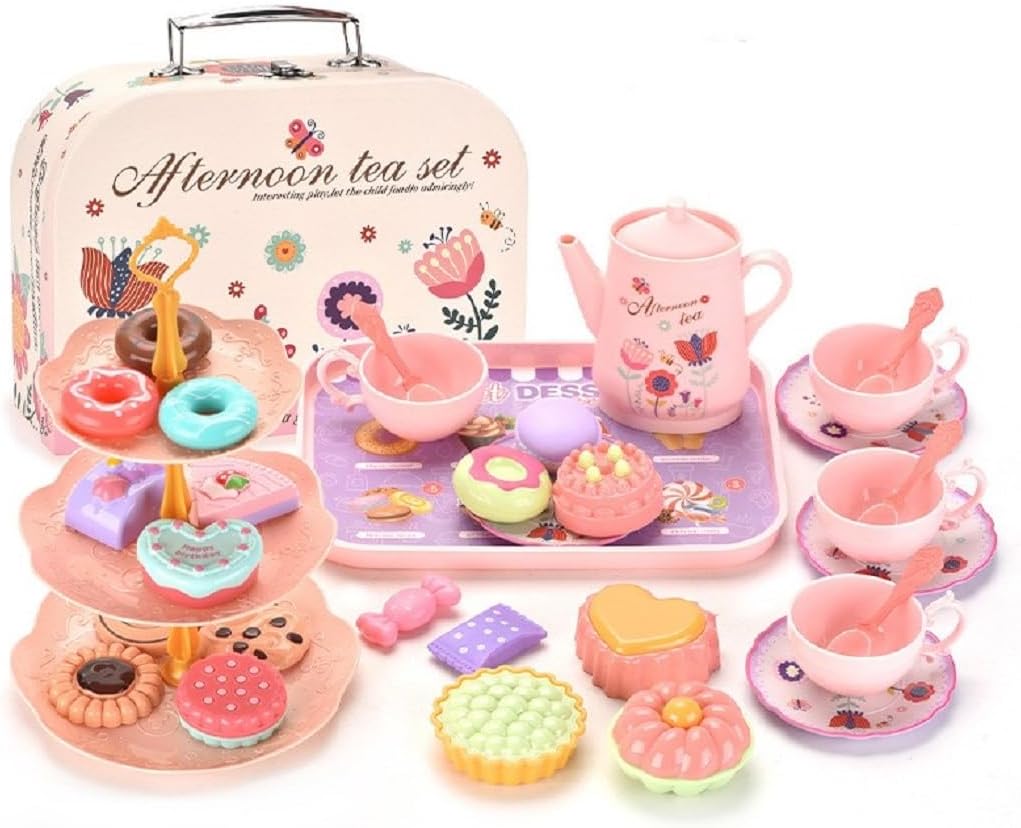Kids Tea Party Set for Girls UAE, Princess Pretend Play Toy & Birthday Gift
