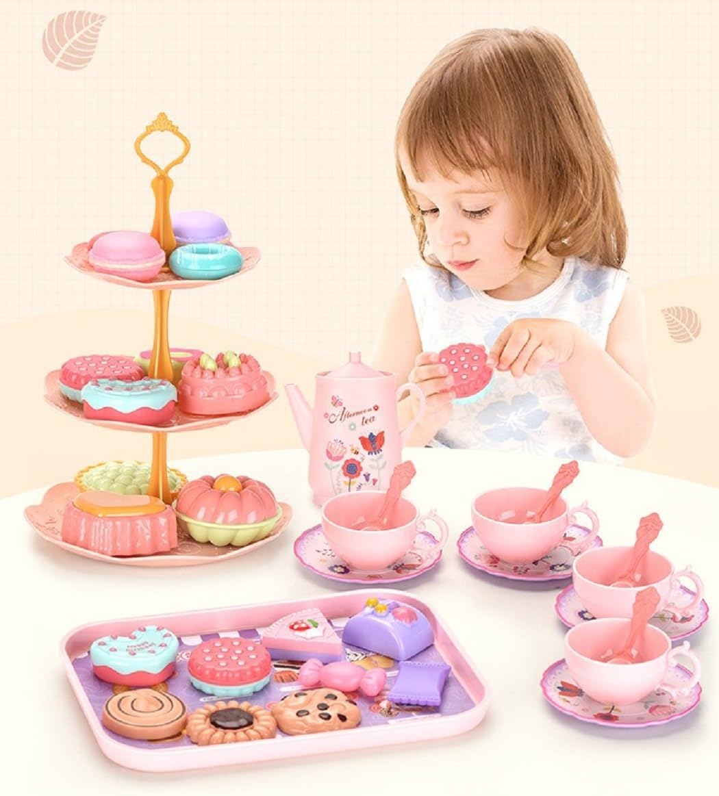 Kids Tea Party Set for Girls UAE, Princess Pretend Play Toy & Birthday Gift