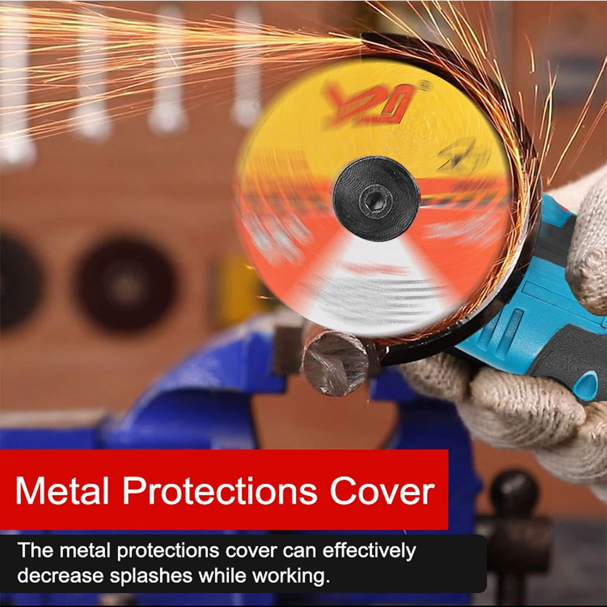 12V Cordless Angle Grinder for Cutting, Grinding and Polishing in UAE