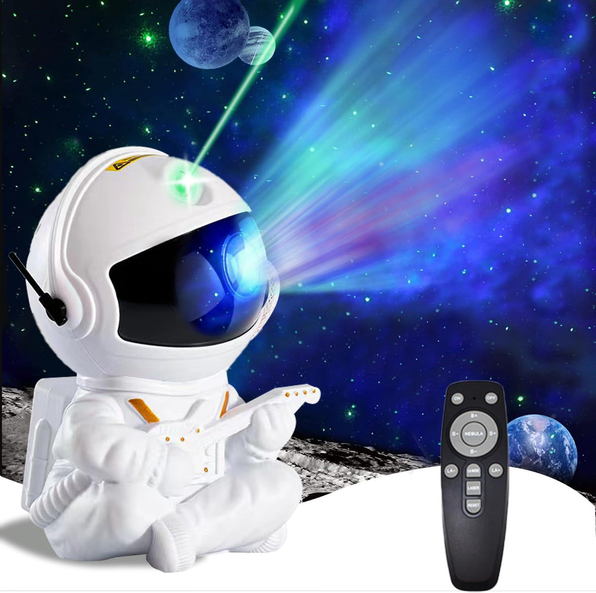 Astronaut Galaxy Projector Night Light for Bedroom, Kids Room and Ceiling Decoration UAE