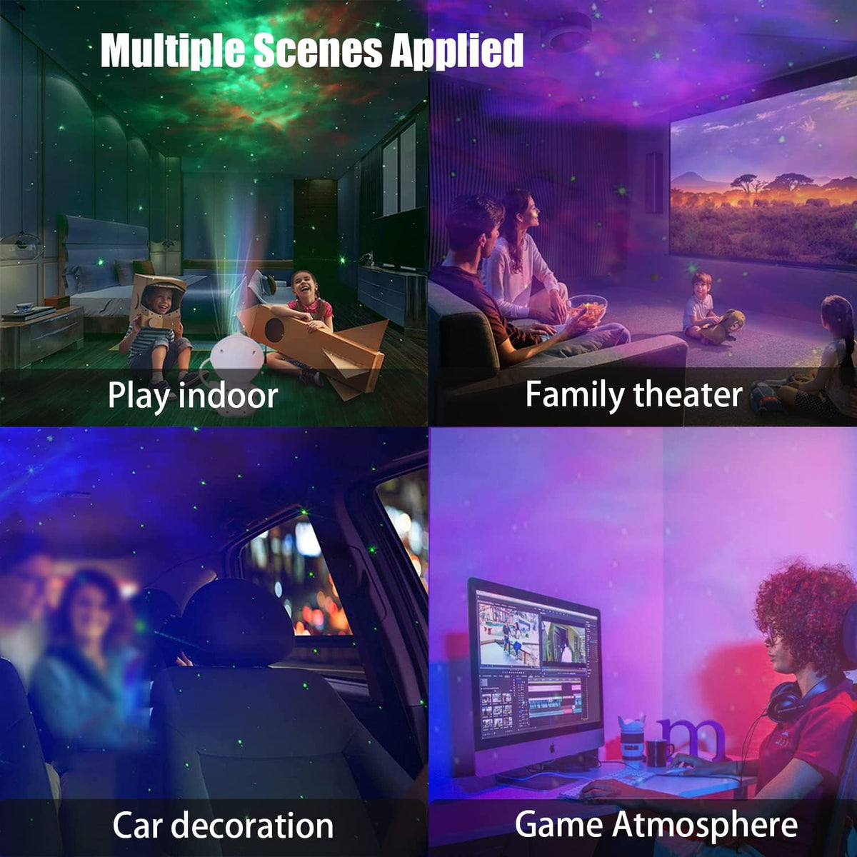 Astronaut Galaxy Projector Night Light for Bedroom, Kids Room and Ceiling Decoration UAE