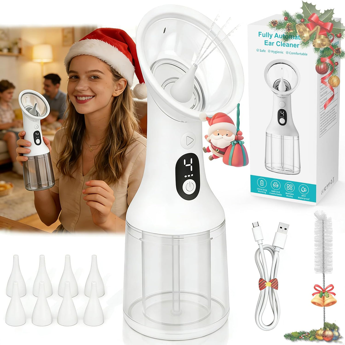 USB Electric Water Ear Cleaner – Waterproof Ear Irrigator for Adults in UAE