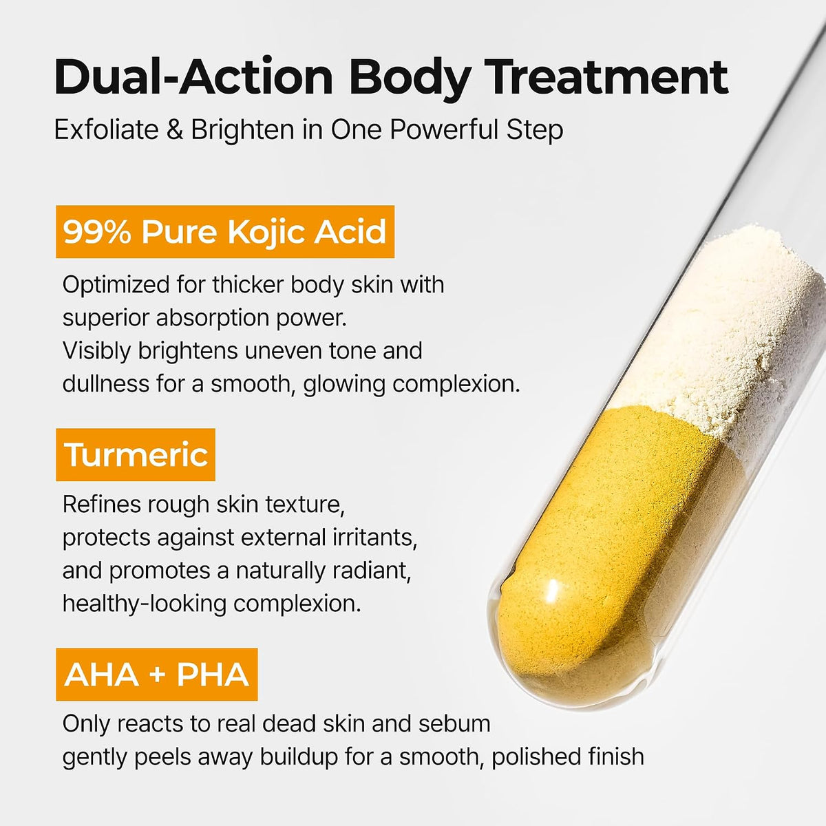 Dr.Melaxin Kojic Acid Turmeric Body Peeling Spray for Smooth Skin 200ml