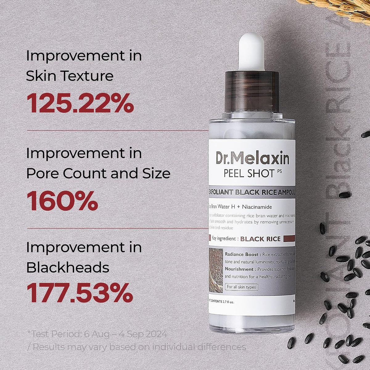 Dr. Melaxin Peel Shot Gomage Ampoule for Pores, Blackheads and Exfoliation UAE