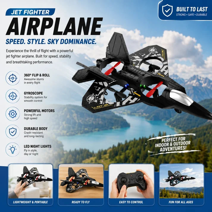 MVP F22 Foam Remote Control Fighter – Lightweight RC Plane