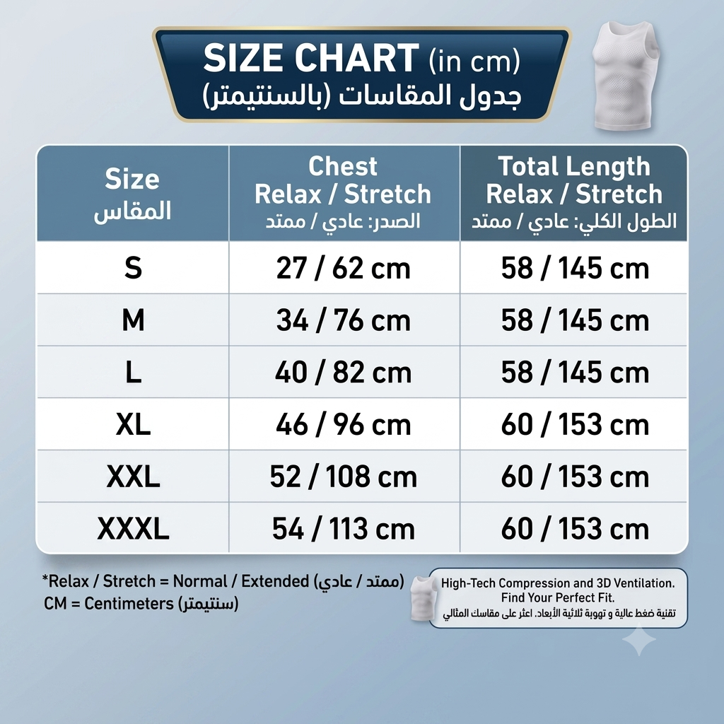 Men's corset vest made of cool-touch fabric