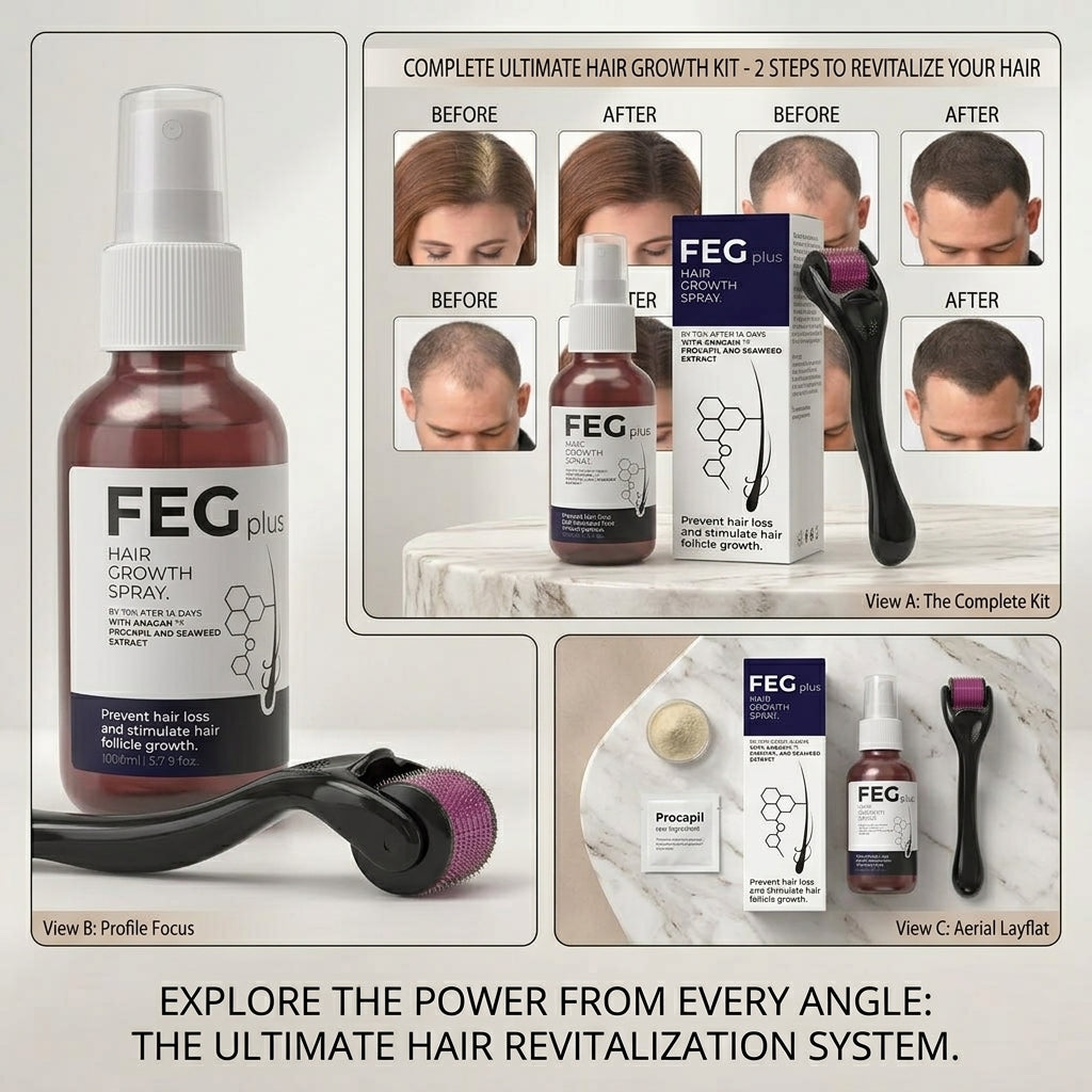 FEG Plus Ultimate Hair Regrowth Kit