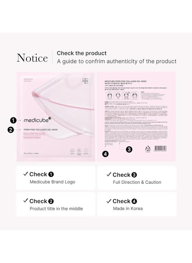 Medicube PDRN Pink Collagen Jelly Gel Mask for Glowing, Hydrated Skin UAE