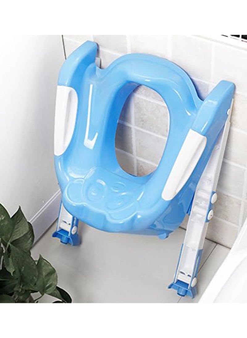 Kids Toilet Seat Potty Chair with Adjustable Ladder Safe Toilet Training