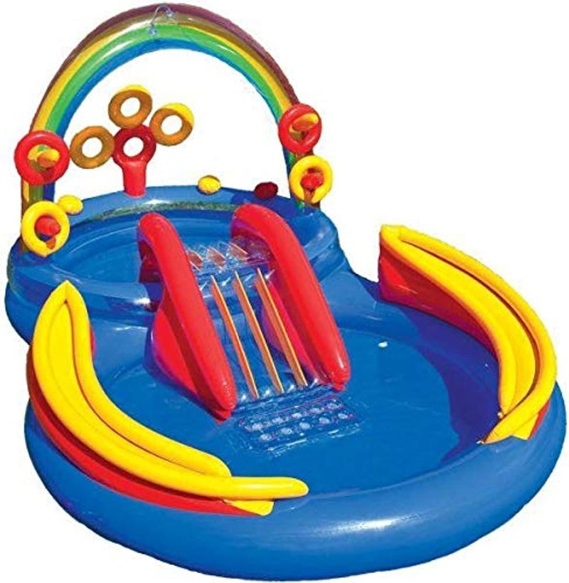 Intex Rainbow Ring Play Center Kiddie Pool for Kids UAE
