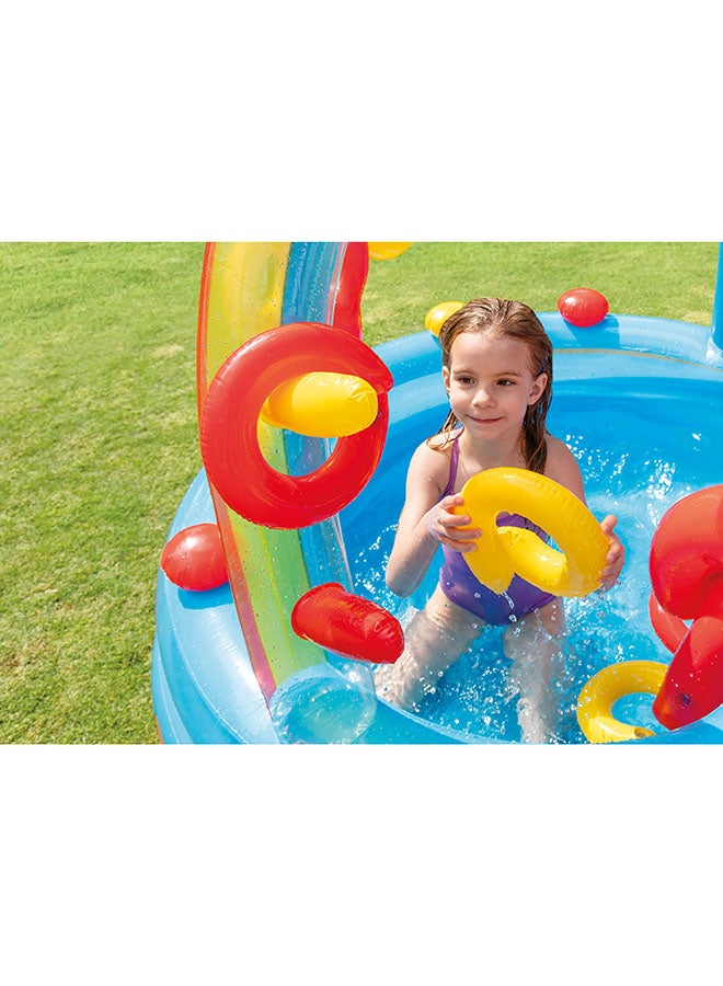 Intex Rainbow Ring Play Center Kiddie Pool for Kids UAE